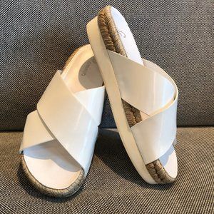 Flamingos Delano Leather Platform Slide Sandal